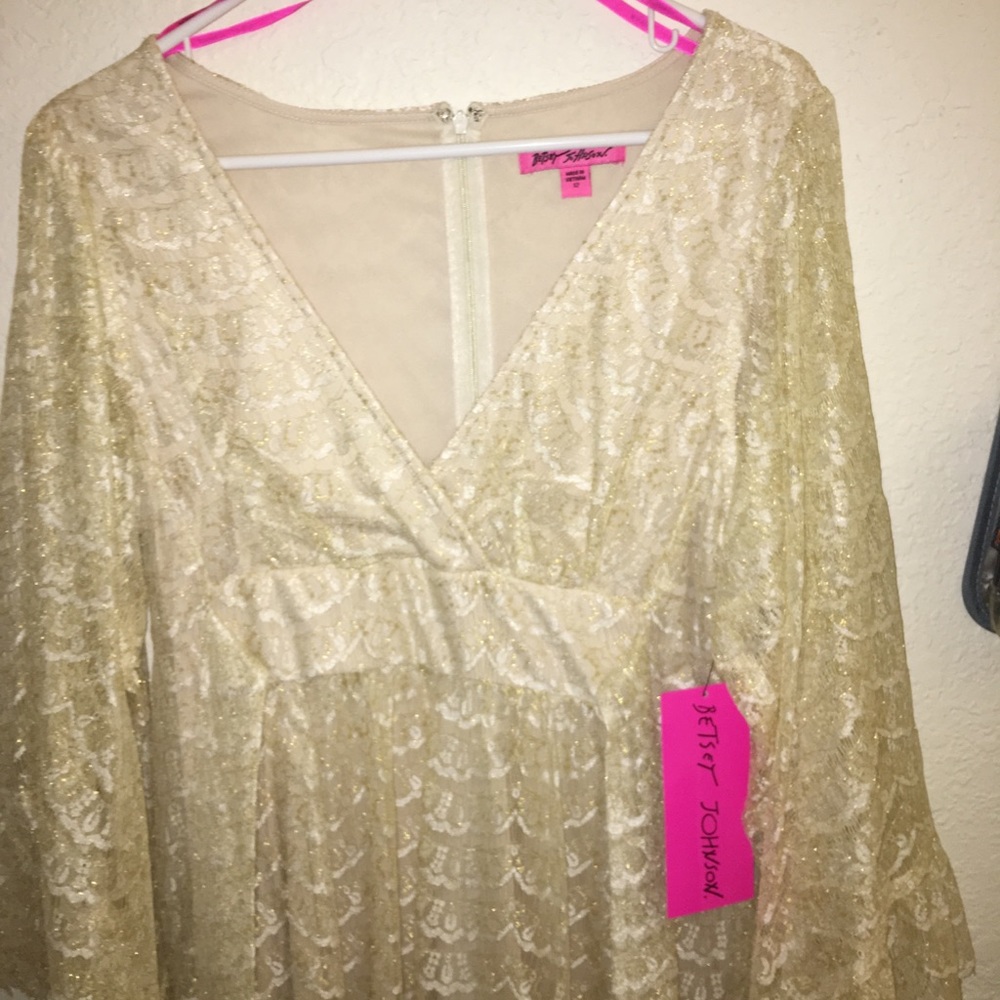 Gold dress